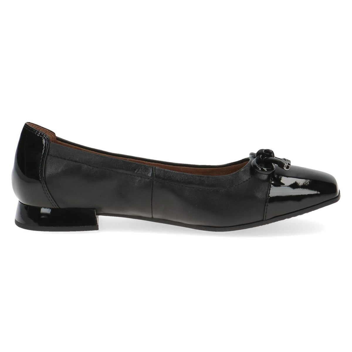 Caprice Ladies Patent Toe Ballet Pump Hobson Shoes