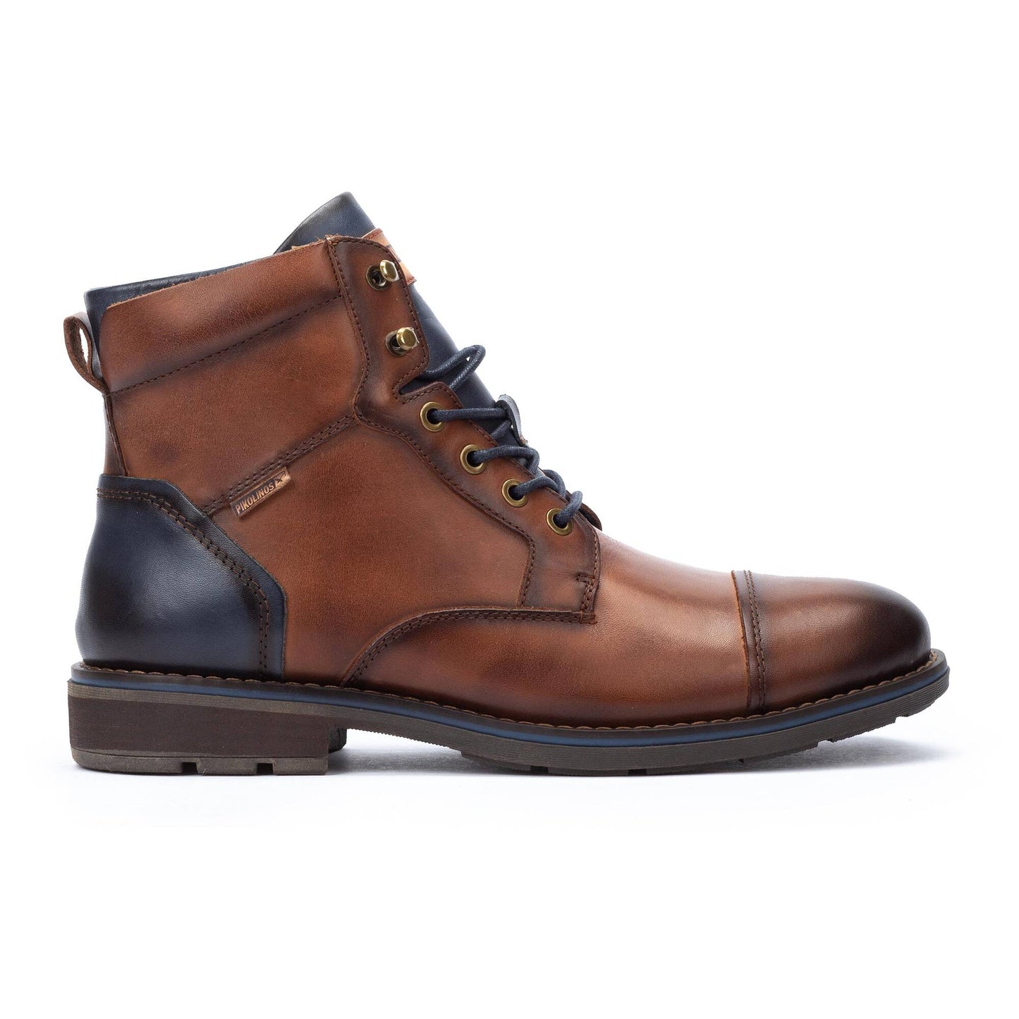 Pikolinos York Men's Lace Up Toe Cap Boot