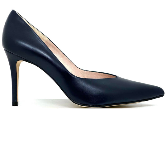 Julietta High Heel Leather Court Shoe