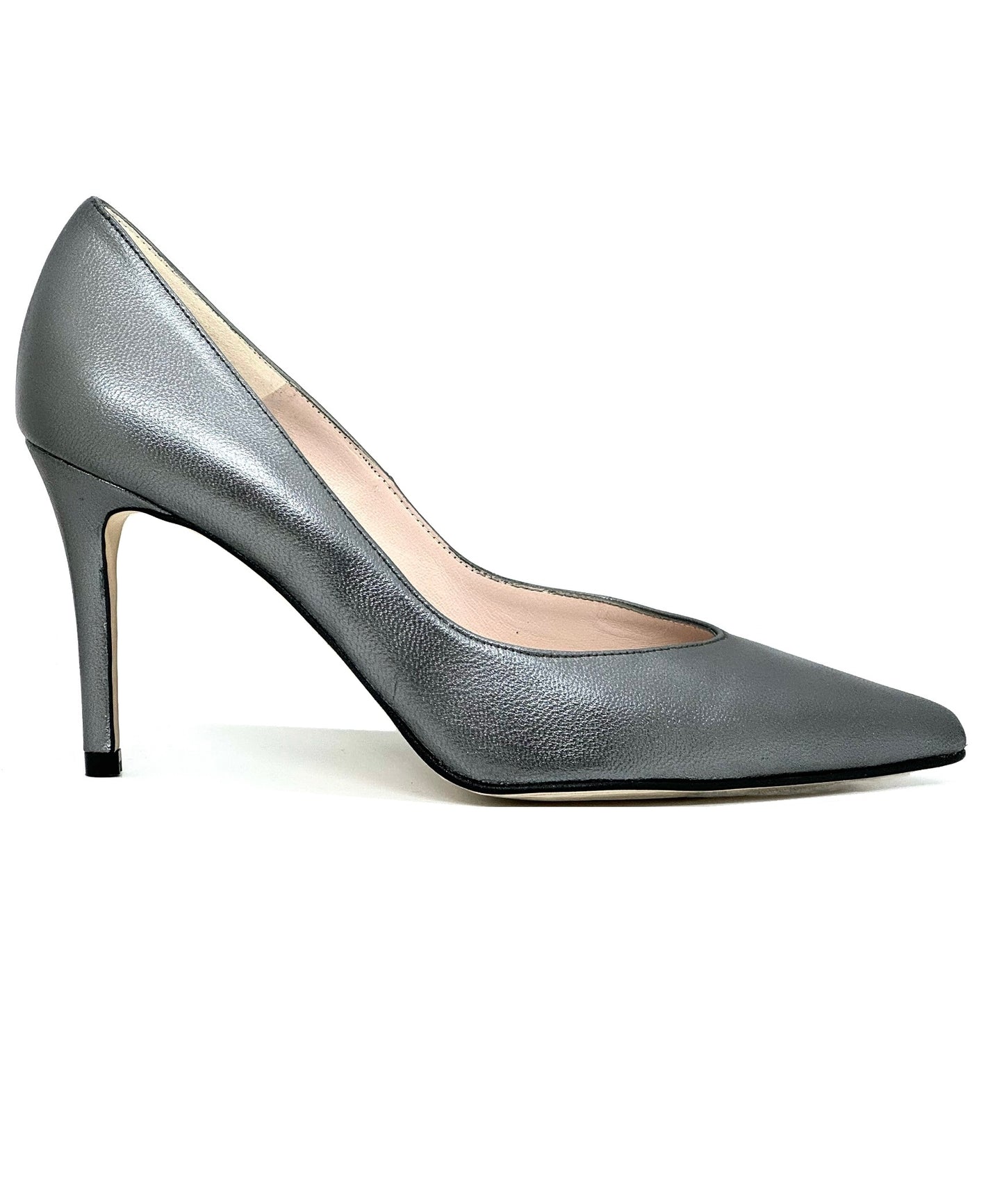 Julietta High Heel Leather Court Shoe