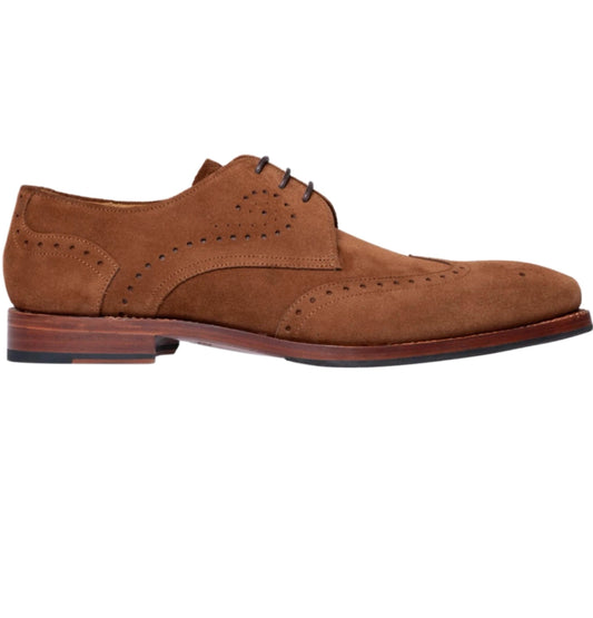 Barker George Men's Suede Lace Up Brogue