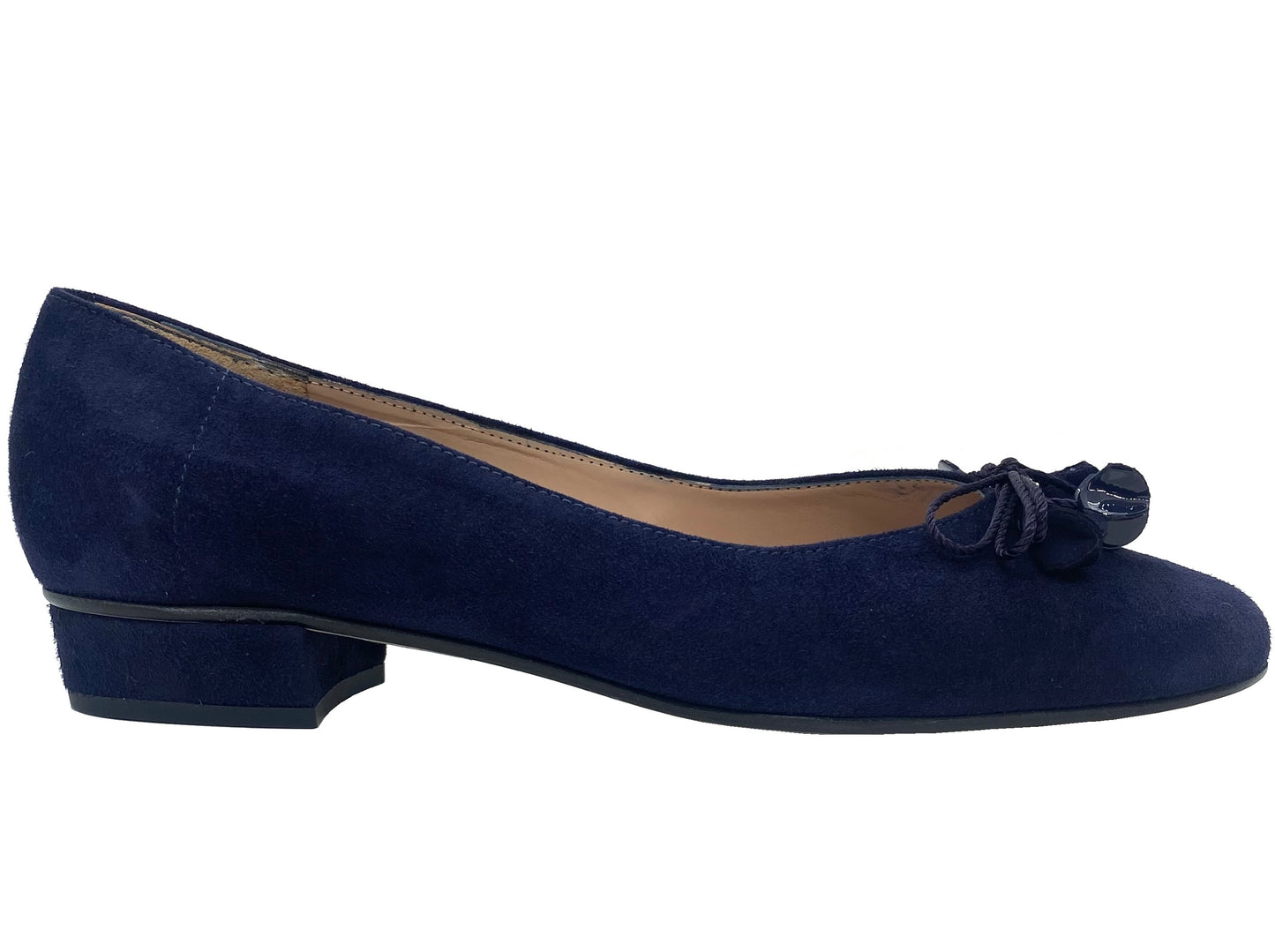 HB Ladies Jest Navy Suede Toggle Pump