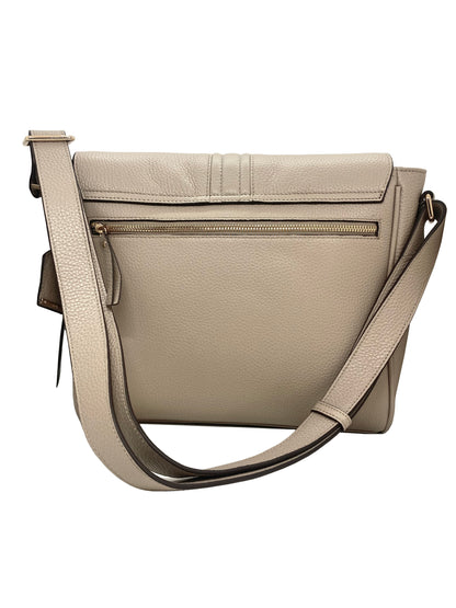 Geox Alinei Flap Front Leather Shoulder Bag