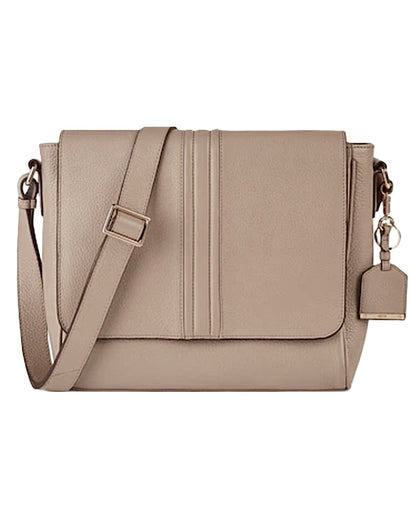 Geox Alinei Flap Front Leather Shoulder Bag