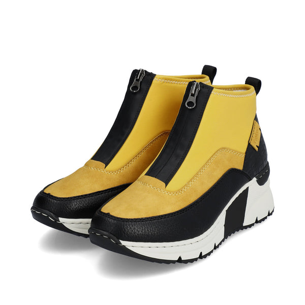 Rieker Ladies Zip Front Trend Sneaker Boot