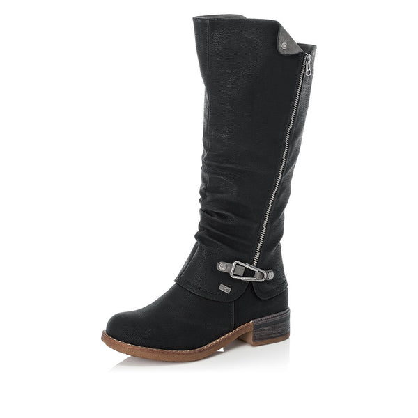 Rieker Ladies Zip Sided Long Boot