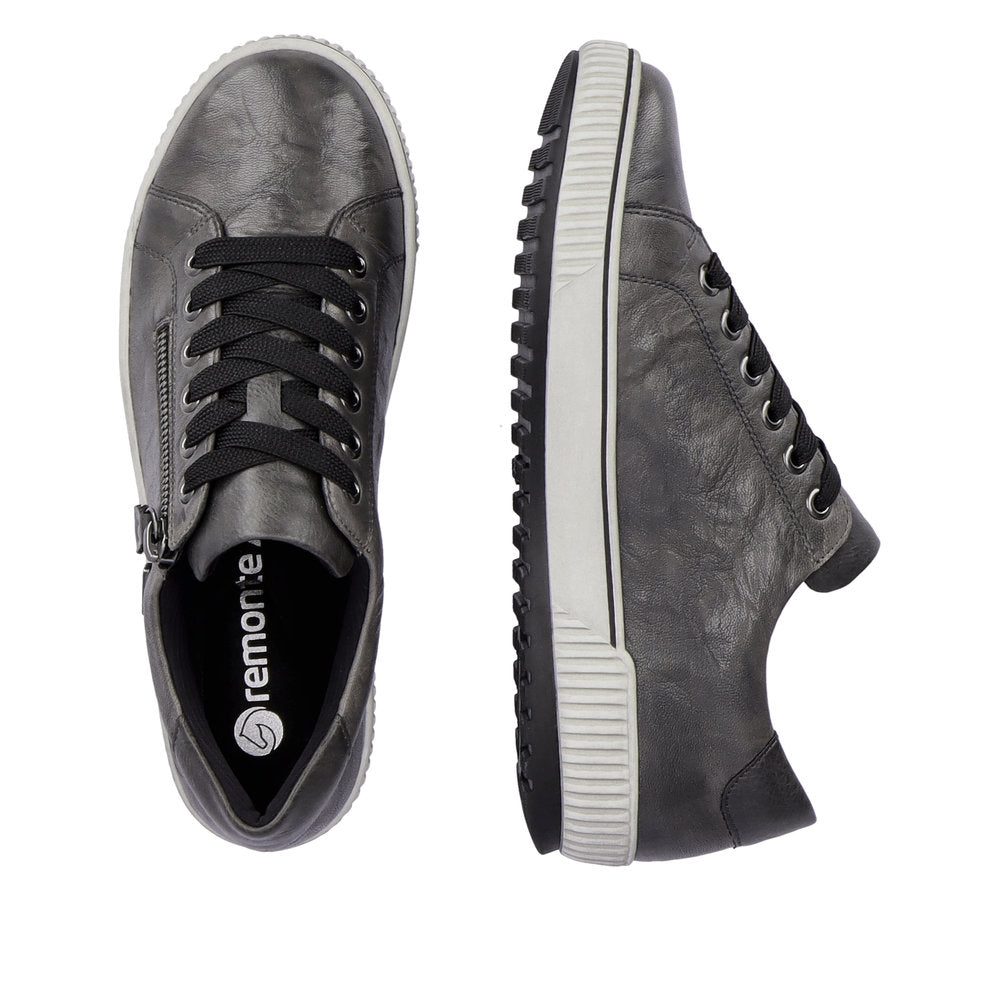 Remonte Ladies Zip Side Tex Lined Sneaker