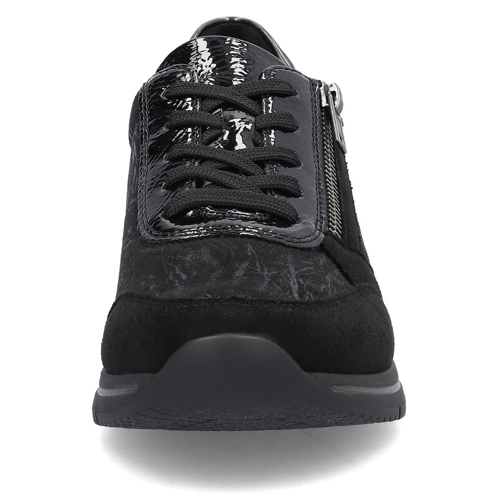 Remonte Ladies Stretch Lace Up Sneaker