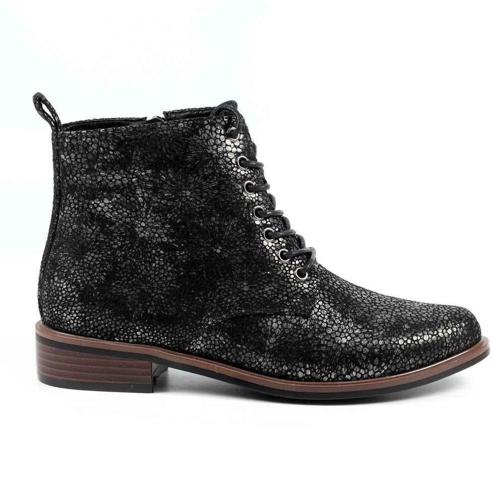 Lunar Caliban Ladies low Heel Ankle Boot