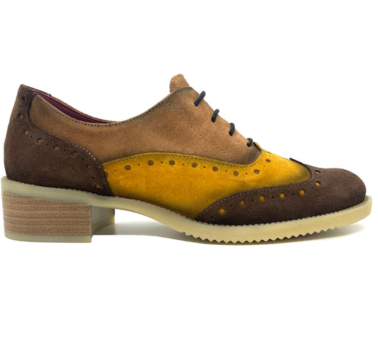 Jose Saenz Ladies Lace Up Brogue Shoe