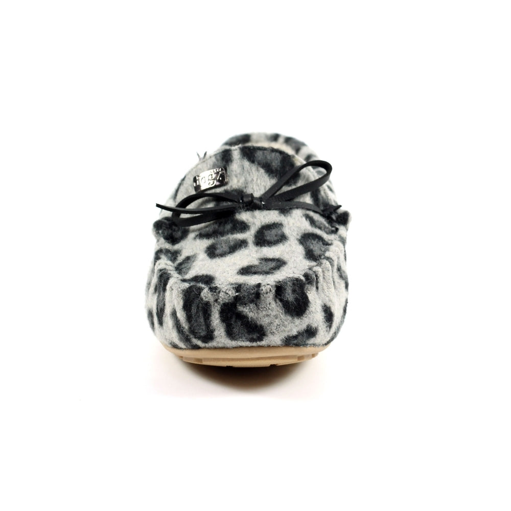 Lazy Dogz Cavendish Ladies Animal Print Slipper