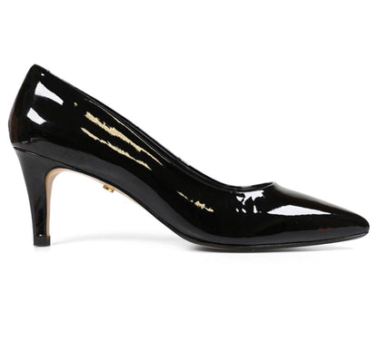 Van Dal Harlow Ladies Slim Heel Patent Court Shoe