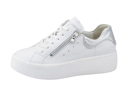 WaldLaufer Nicky Ladies Wide Fit Zip side Sneaker