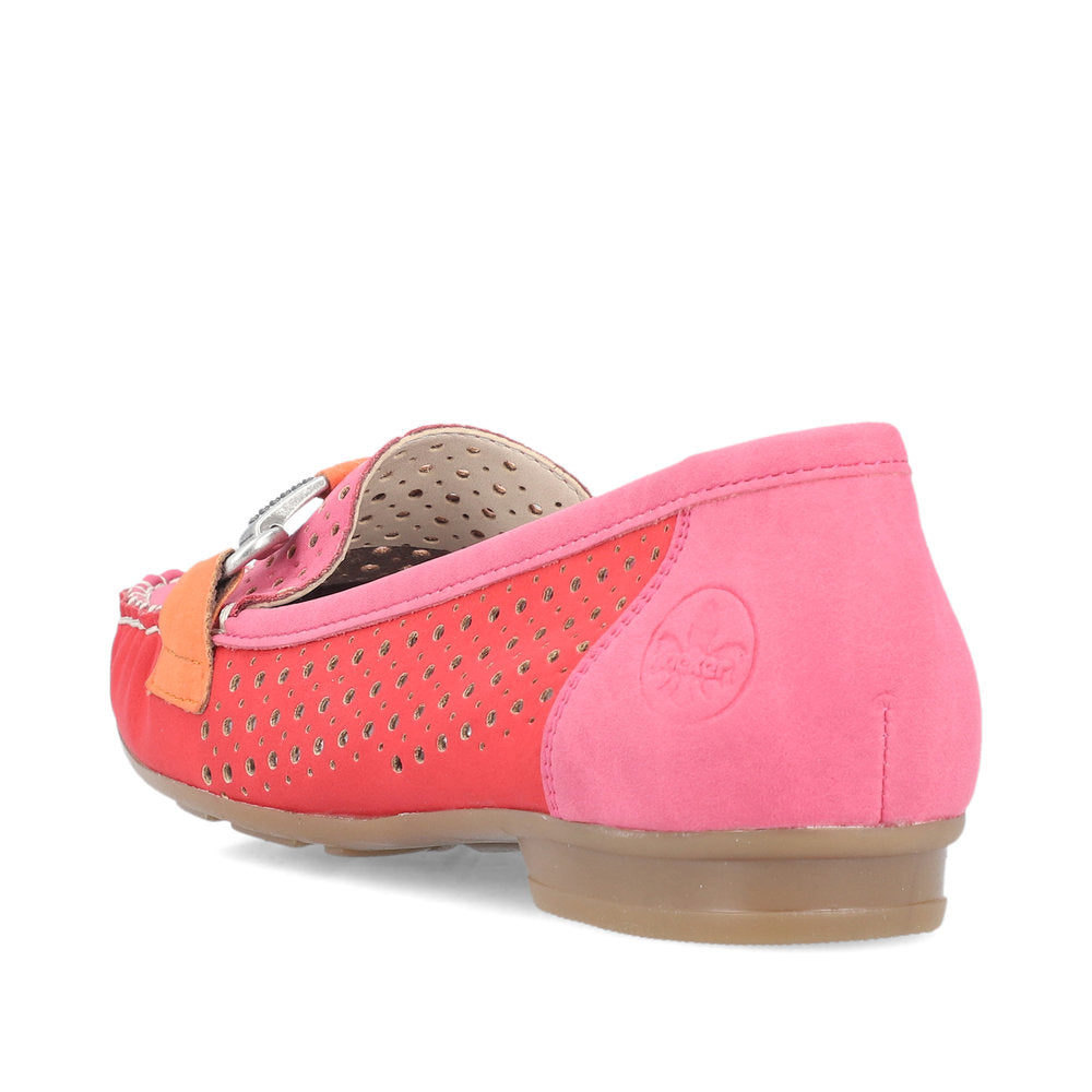 Rieker Ladies Perforated Loafer