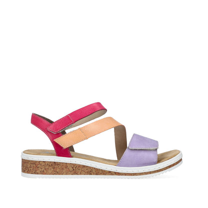 Rieker Ladies Cross Strap Adjustable Sandal