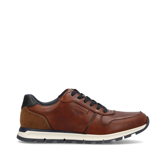 Rieker Men’s Lace Up Leather Sneaker