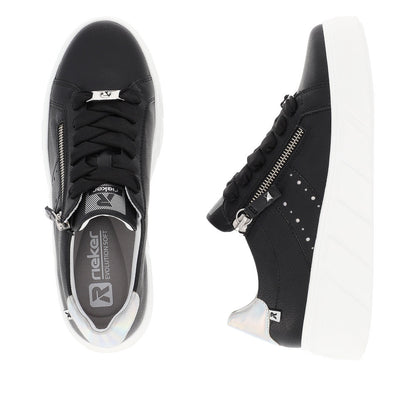 Rieker Evolution Ladies Zip Sided Sneaker