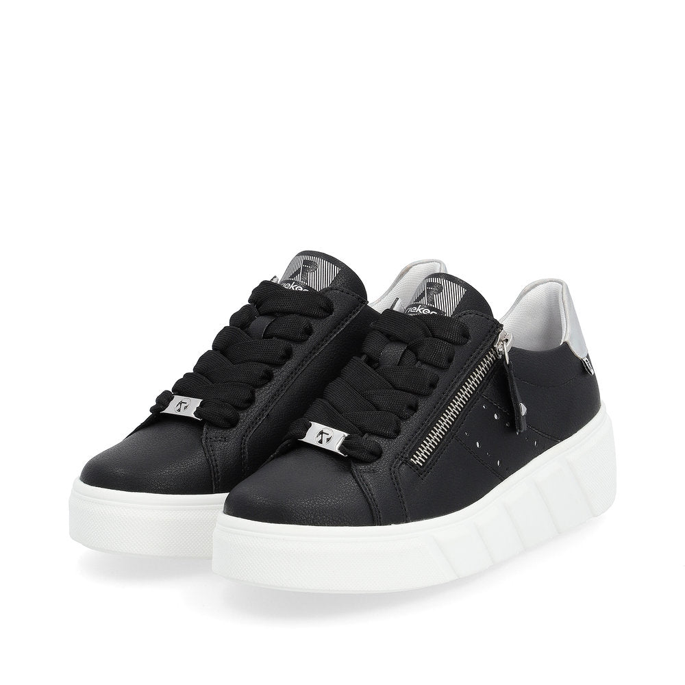 Rieker Evolution Ladies Zip Sided Sneaker