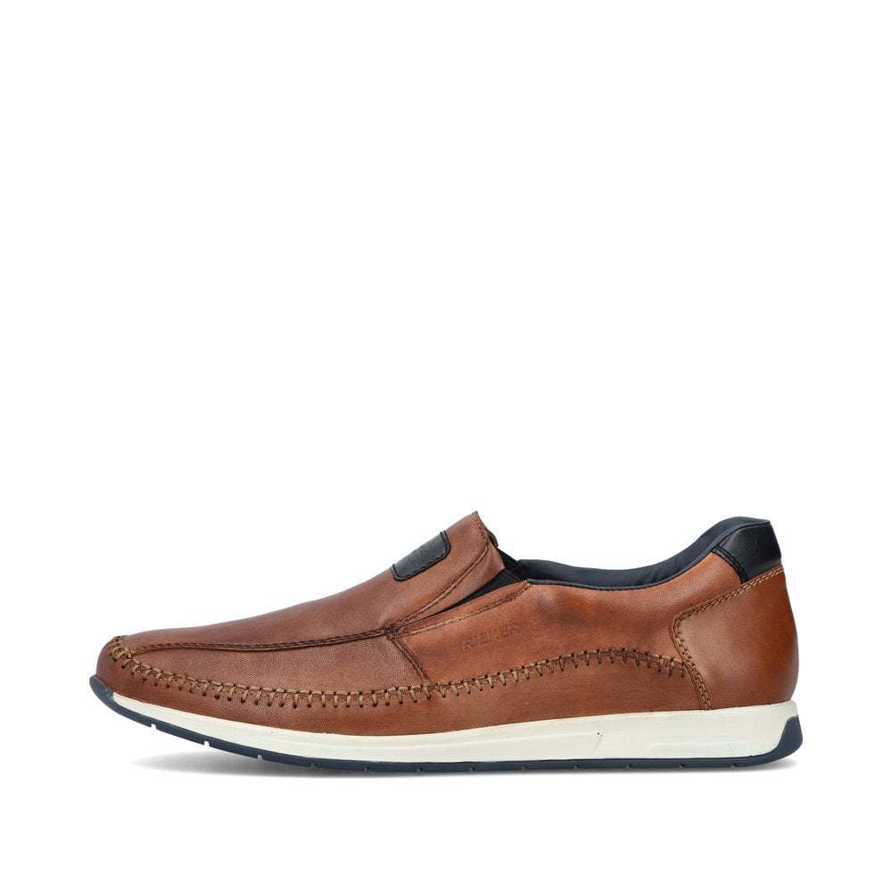 Rieker Men's Soft Leather Slip On Shoe