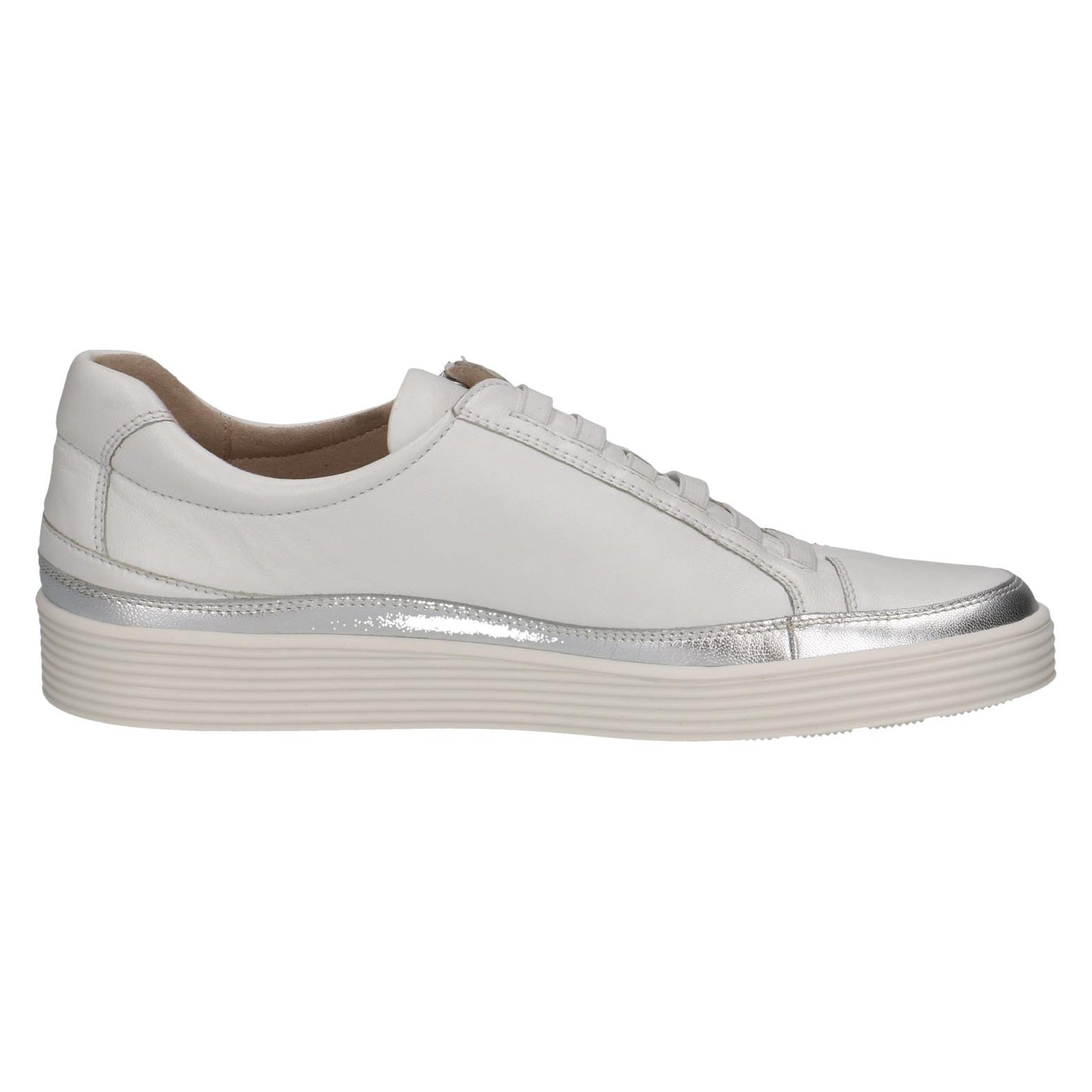 Caprice Ladies Zip And Elastic Front Sneaker