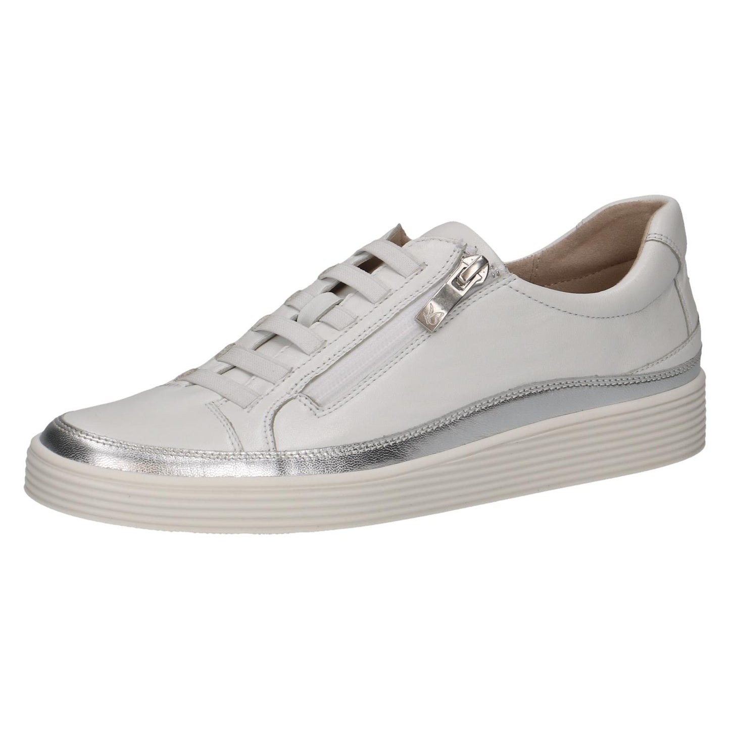 Caprice Ladies Zip And Elastic Front Sneaker