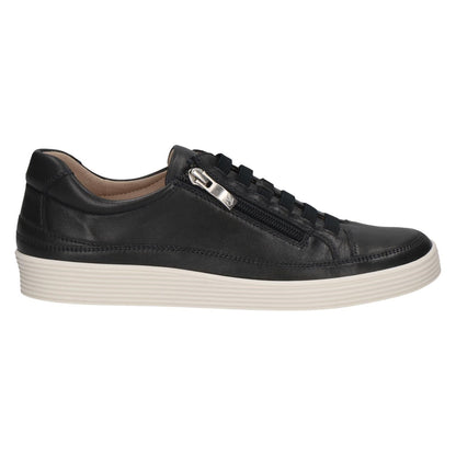 Caprice Ladies Zip And Elastic Front Sneaker