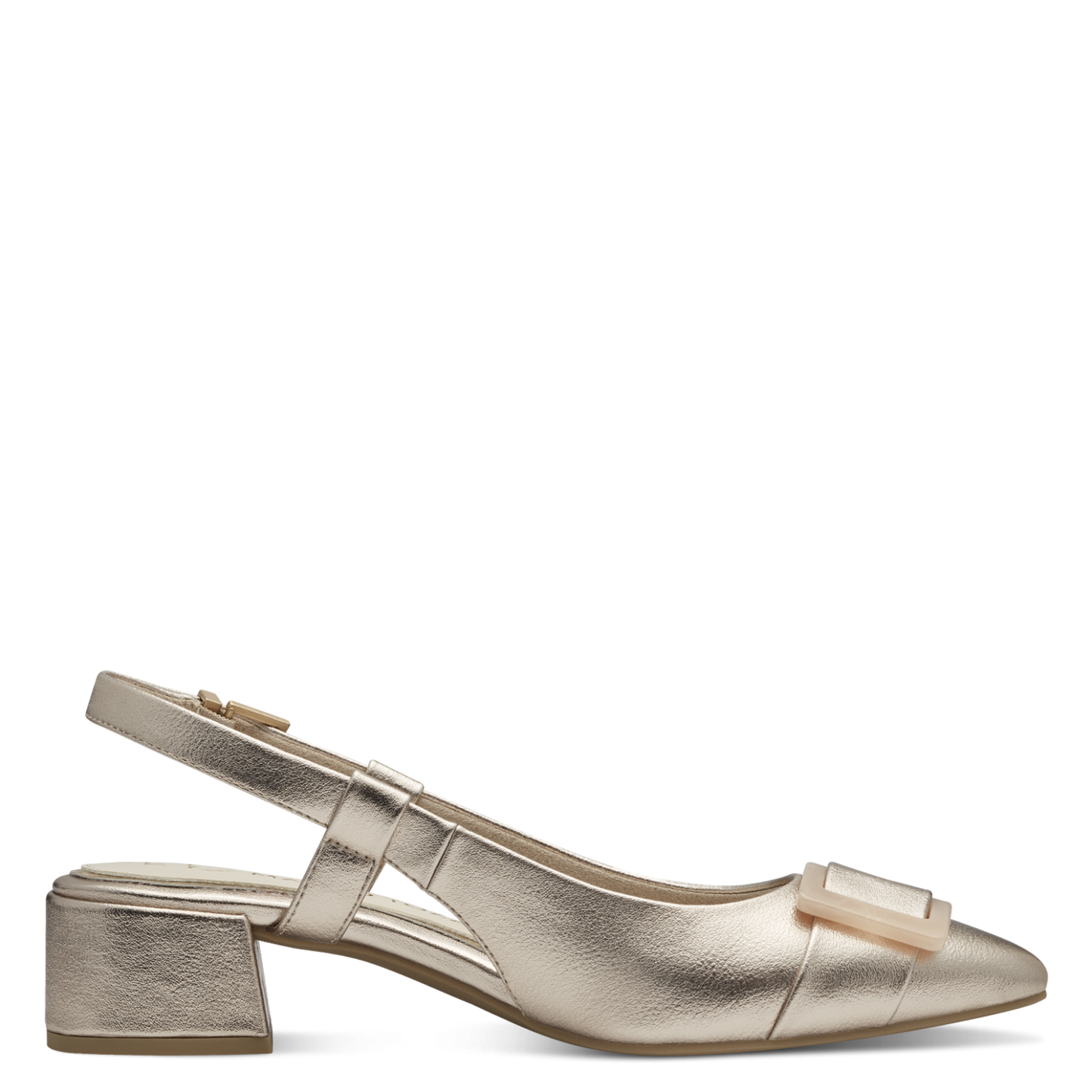 Marco Tozzi Small Block Heel Trim Slingback