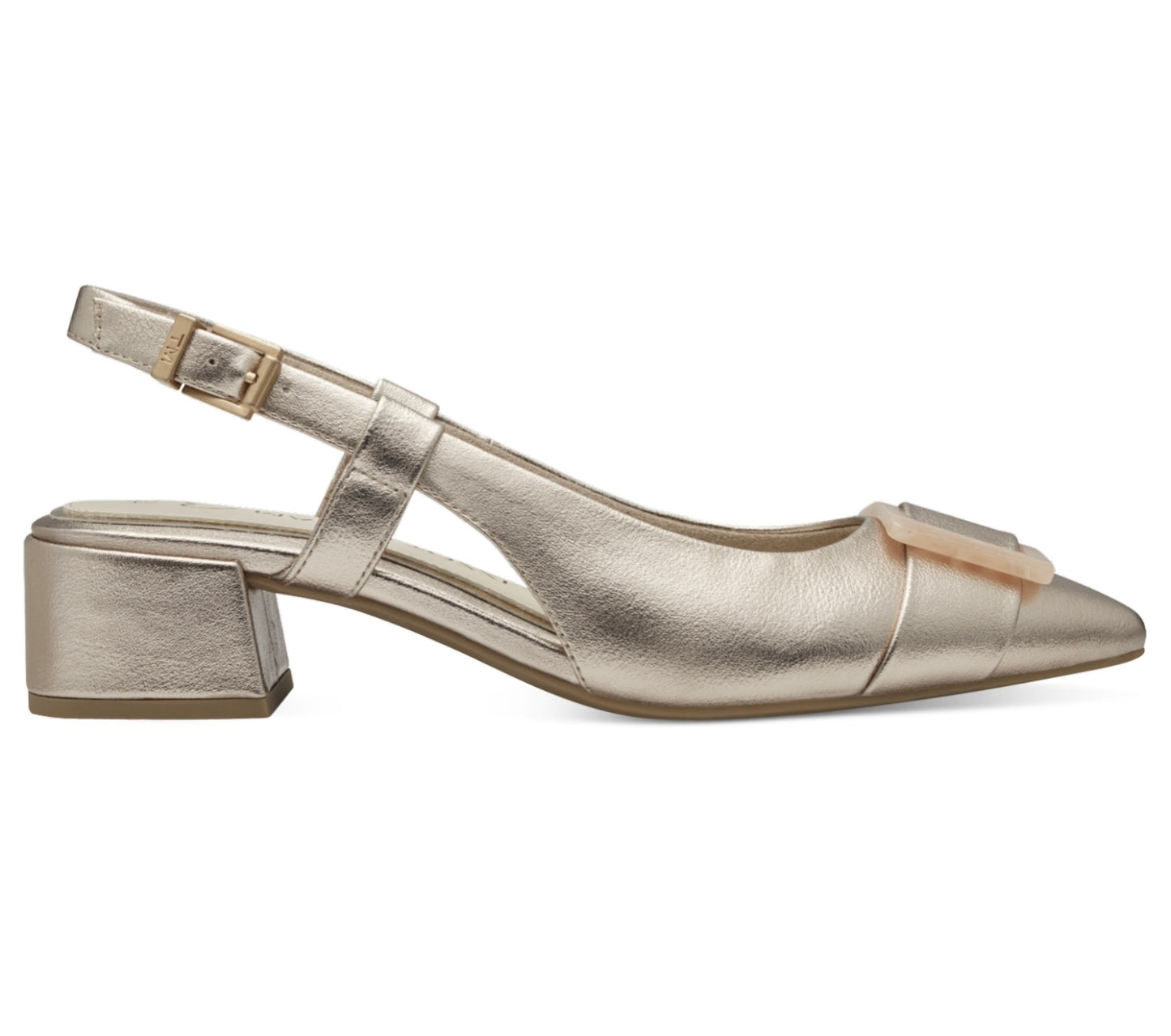 Marco Tozzi Small Block Heel Trim Slingback