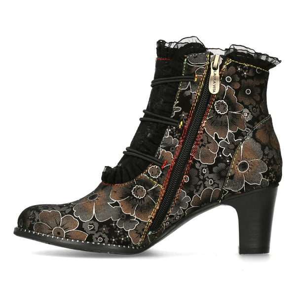 Laura Vita Elcodieo Ladies Button Detail Ankle Boot