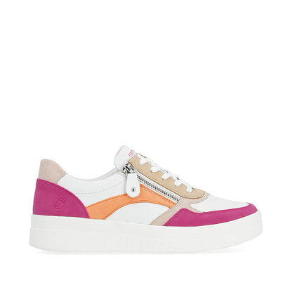 Remonte Ladies Multi Colour Lace Sneaker