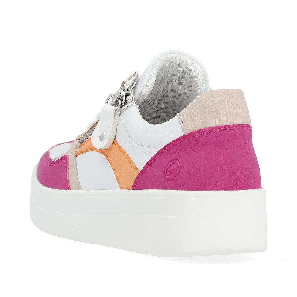 Remonte Ladies Multi Colour Lace Sneaker