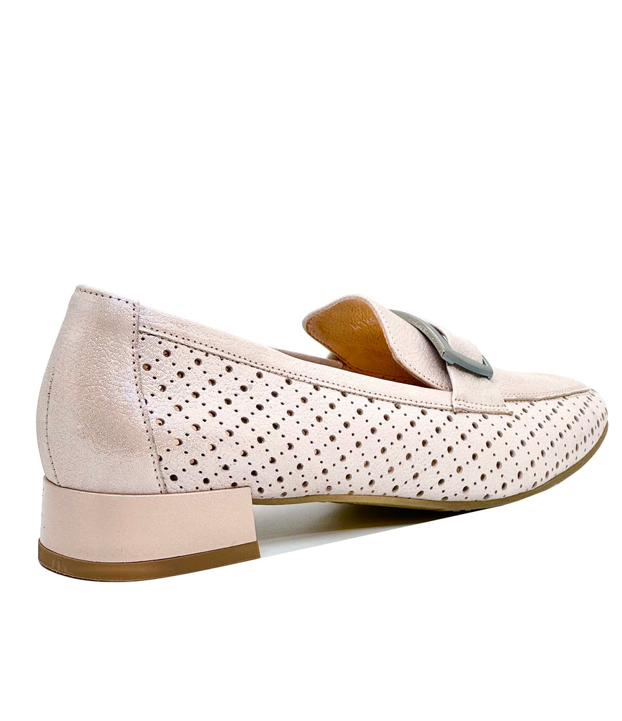 Bioeco Ladies Perforated Leather Loafer – Hobson Shoes