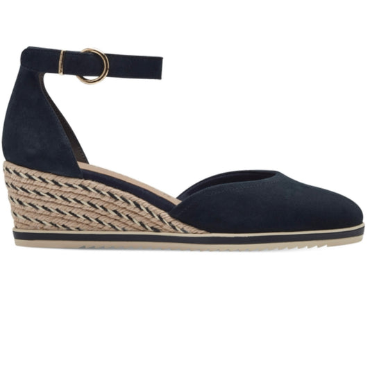 Tamaris Ladies Closed Front Wedge Espadrille