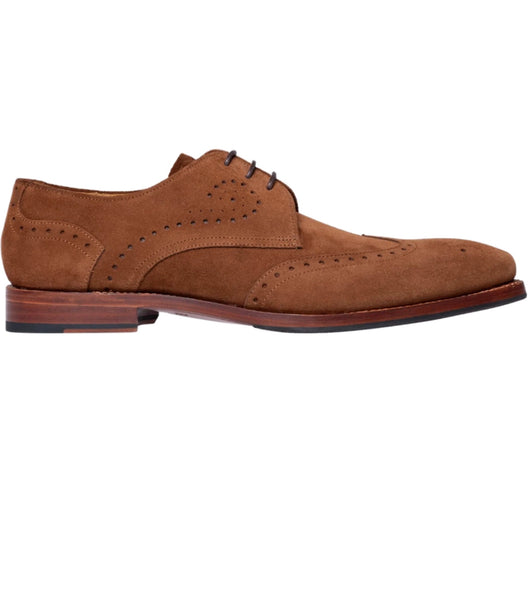 Barker George Men's Suede Lace Up Brogue