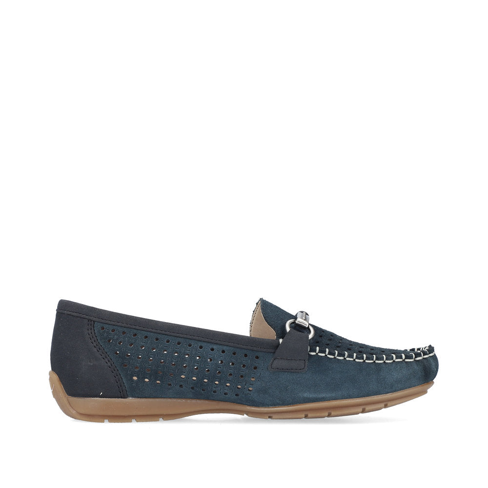 Rieker Ladies Trim Moccasin