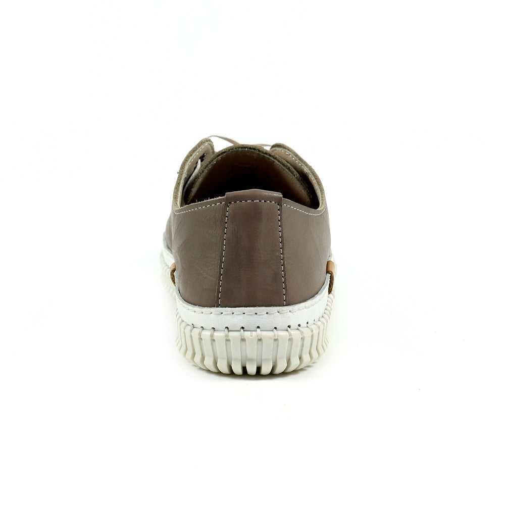 Lazy Dogz Truffle Leather Shoe