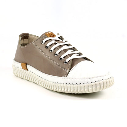 Lazy Dogz Truffle Leather Shoe