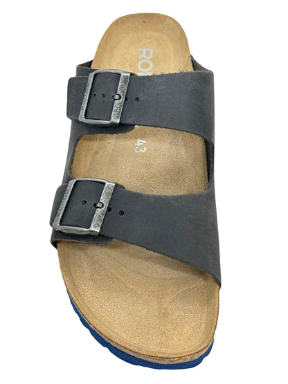 Rohde Men's Double Buckle Footbed Sandal