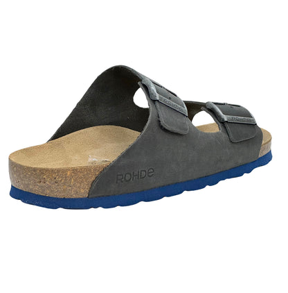 Rohde Men's Double Buckle Footbed Sandal