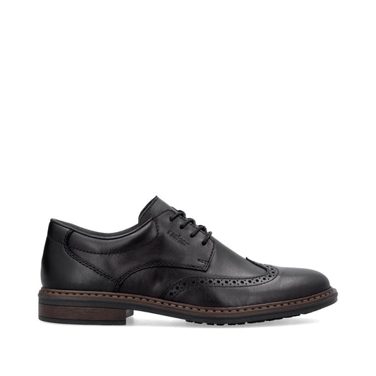 Rieker Mens Brogue Front Lace Shoe