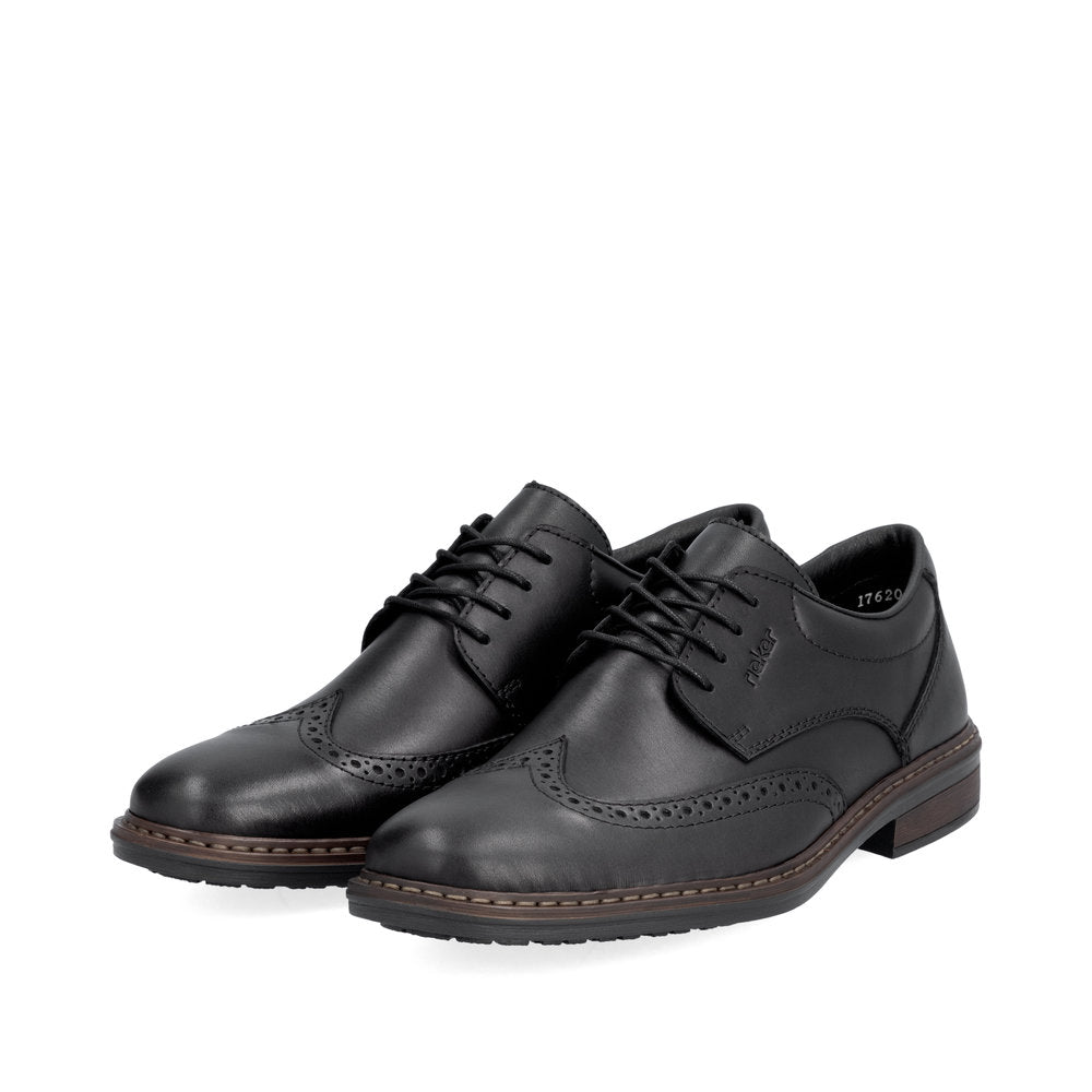 Rieker Mens Brogue Front Lace Shoe