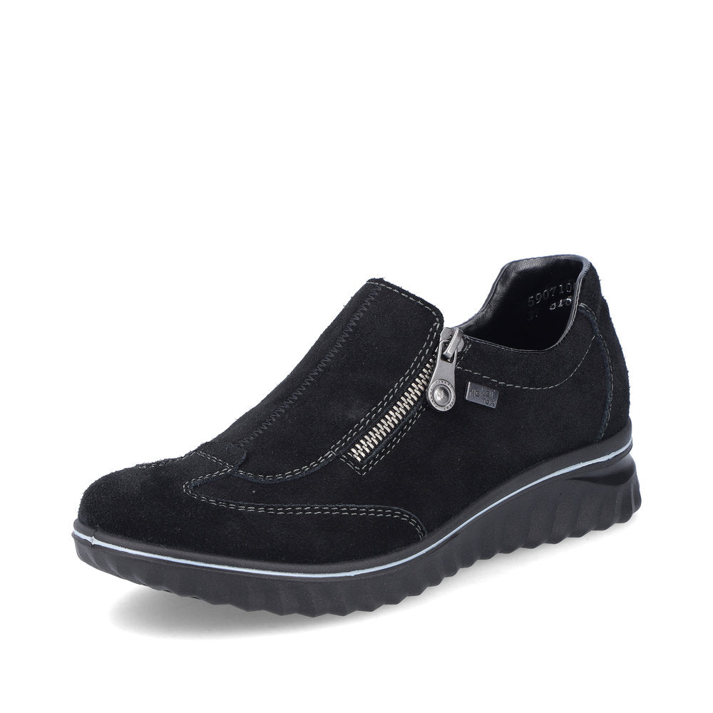 Rieker Ladies Tex Zip Side Shoe