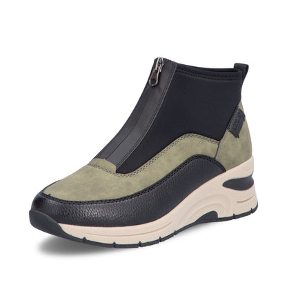 Rieker Ladies Zip Front Sneaker Boot