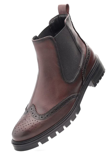 Ara Tulsa Ladies Brogue Front Chelsea Boot