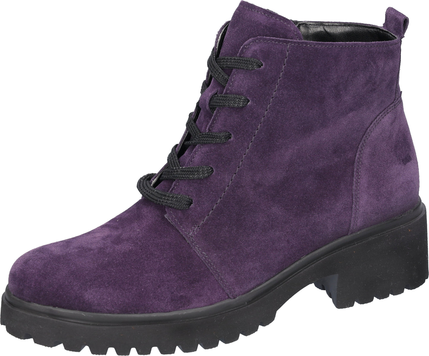 Waldlaufer Luise Ladies Lace Suede Ankle Boot