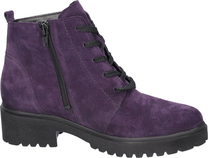 Waldlaufer Luise Ladies Lace Suede Ankle Boot