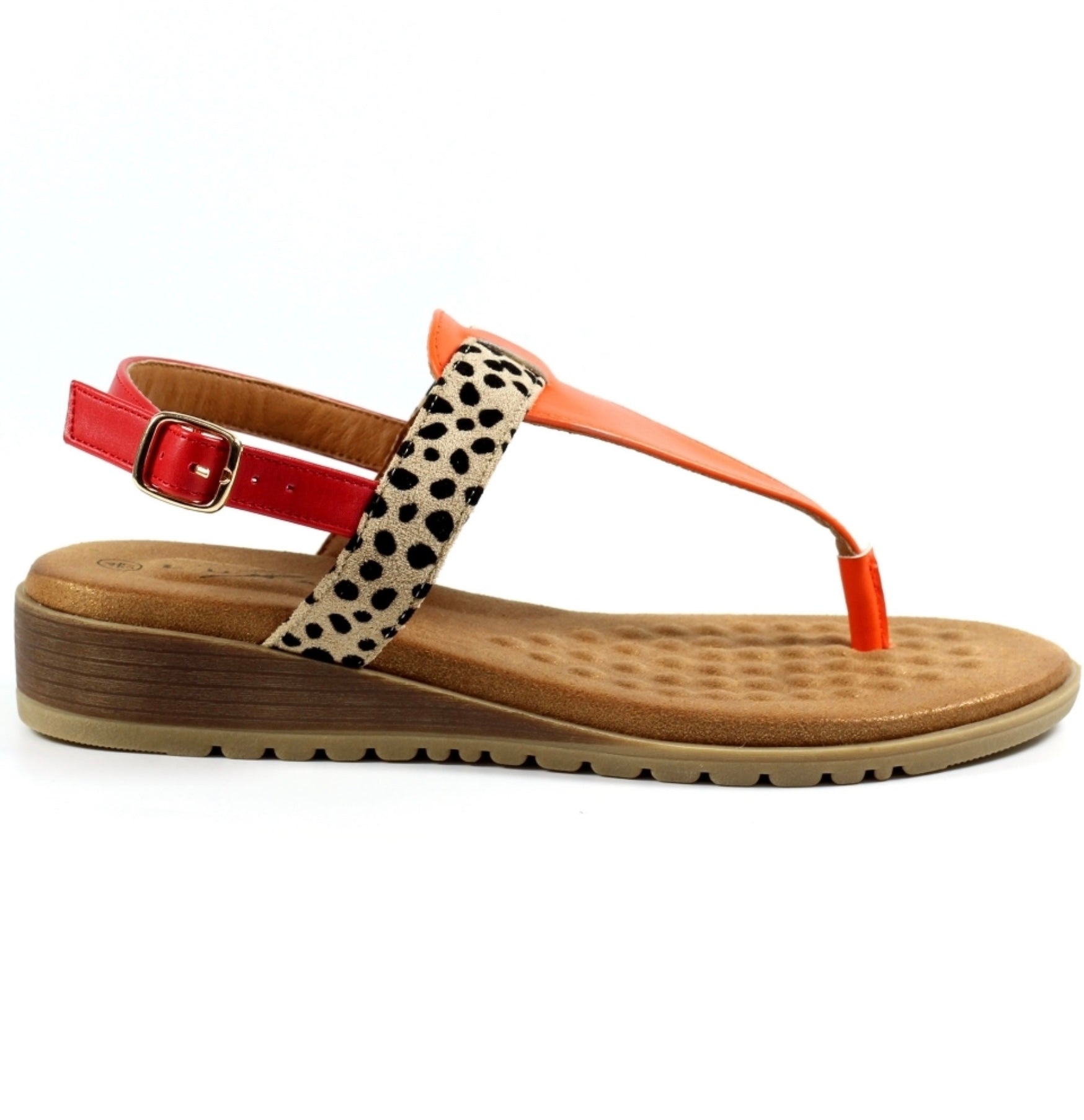 Lunar Gina Multi Colour T Post Sandal