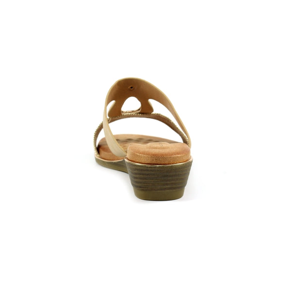 Lunar Porto Ladies Backless Wedge Sandal