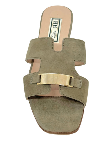 HB Ladies Fuji H Trim Backless Sandal