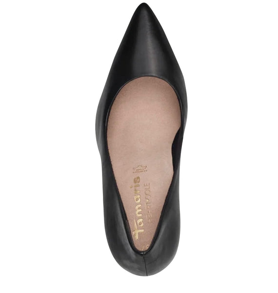 Tarmaris Black Court Shoe